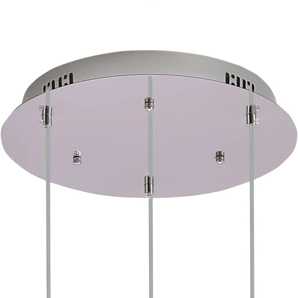 LÁMPARA DE TECHO 3 LUCES Ø 43 CM CROMO MAVERICK