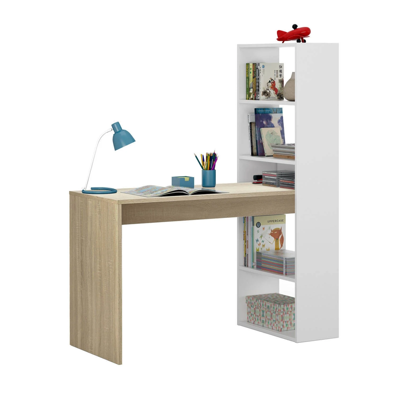 Mesa Con Reversible Saltholmen | Tienda muebles Lúzete | Mueble Kit
