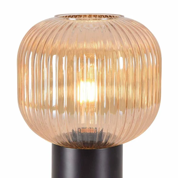 LÁMPARA DE MESA TULIPA ÁMBAR Ø20 E27 SHELBY