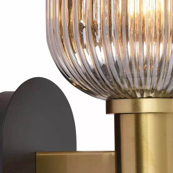 APLIQUE DE PARED TULIPA FUMÉ Ø19 E27 SHELBY APLIQUE DE PARED TULIPA FUMÉ Ø19 E27 SHELBY