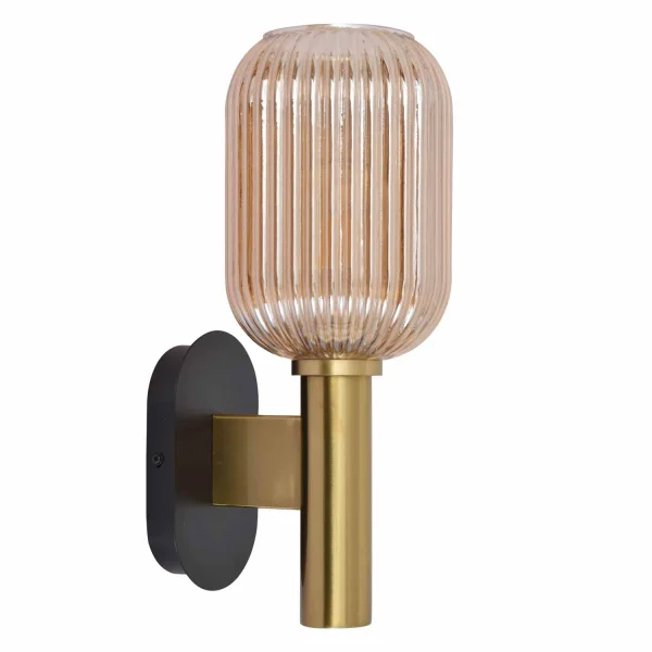 APLIQUE DE PARED TULIPA ÁMBAR Ø19 E27 SHELBY
