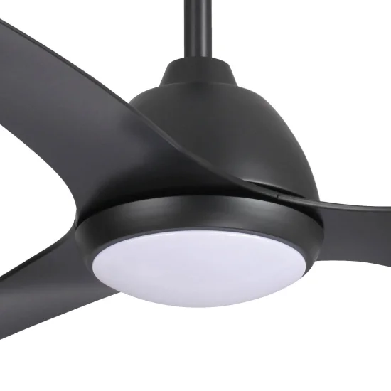 VENTILADOR DE TECHO LED 18 W REGULABLE NEGRO LEIDE 2