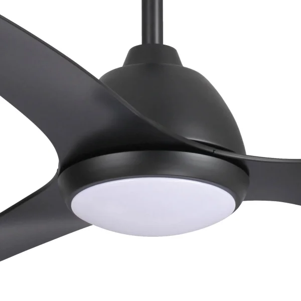 VENTILADOR DE TECHO LED 18 W REGULABLE NEGRO LEIDE