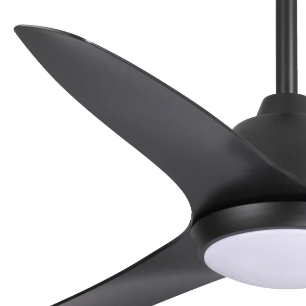 VENTILADOR DE TECHO LED 18 W REGULABLE NEGRO LEIDE