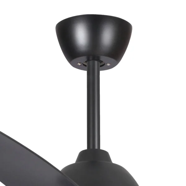 VENTILADOR DE TECHO LED 18 W REGULABLE NEGRO LEIDE