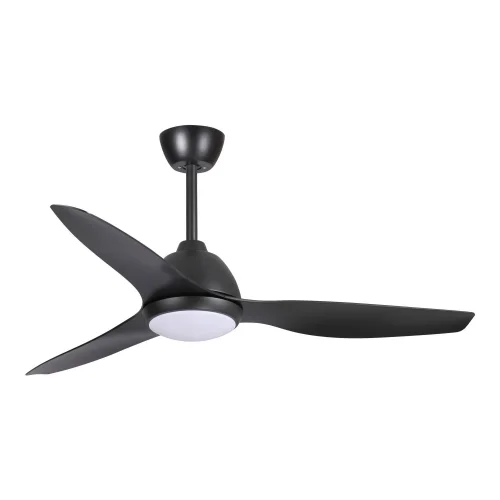 VENTILADOR DE TECHO LED 18 W REGULABLE NEGRO LEIDE