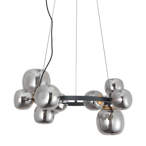 LÁMPARA DE TECHO 11 LUCES HIERRO PAVÓN/NEGRO NICOLETTA LÁMPARA DE TECHO 11 LUCES HIERRO PAVÓN/NEGRO NICOLETTA