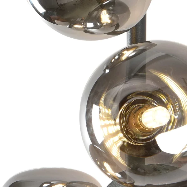 APLIQUE DE PARED 3 LUCES HIERRO PAVÓN/NEGRO NICOLETTA