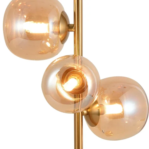 LÁMPARA DE MESA 3 LUCES HIERRO DORADO NICOLETTA