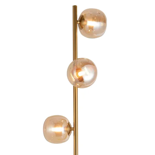 LÁMPARA DE PIE 3 LUCES HIERRO DORADO NICOLETTA LÁMPARA DE PIE 3 LUCES HIERRO DORADO NICOLETTA