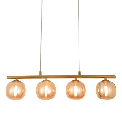 LÁMPARA DE TECHO 4 LUCES HIERRO DORADO NICOLETTA