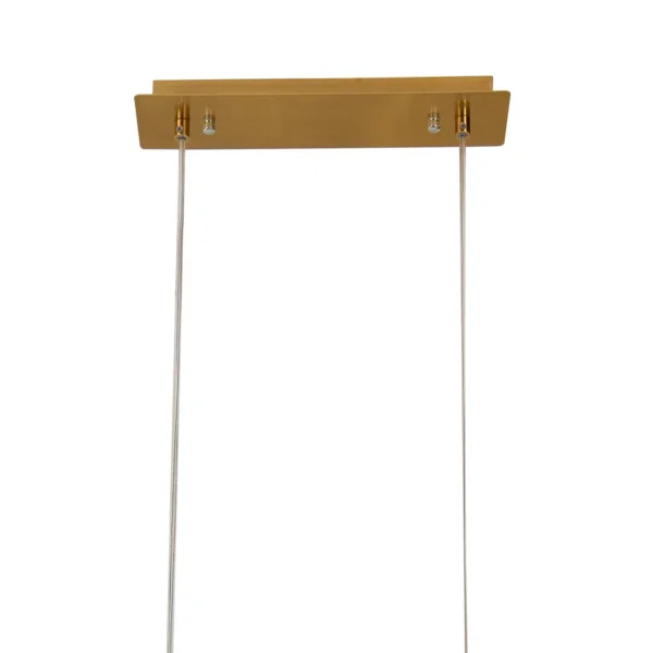 LÁMPARA DE TECHO 4 LUCES HIERRO DORADO NICOLETTA