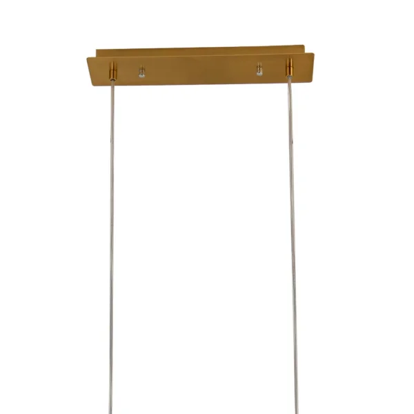 LÁMPARA DE TECHO 5 LUCES HIERRO DORADO NICOLETTA