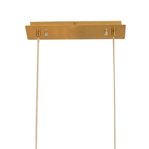 LÁMPARA DE TECHO 8 LUCES HIERRO DORADO NICOLETTA