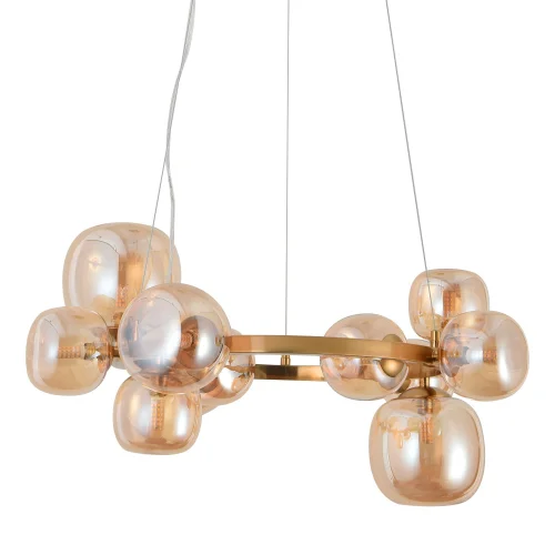 LÁMPARA DE TECHO 11 LUCES HIERRO DORADO NICOLETTA