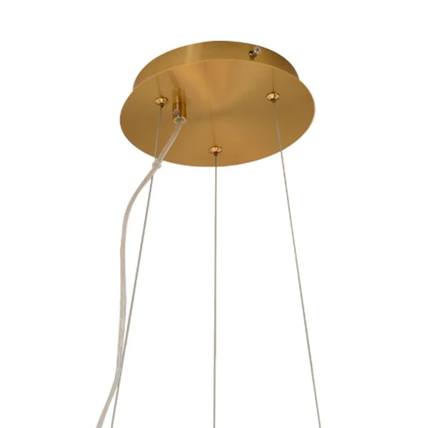 LÁMPARA DE TECHO 11 LUCES HIERRO DORADO NICOLETTA