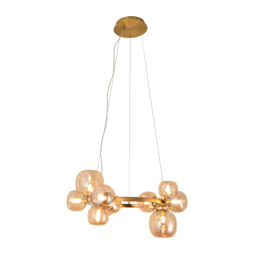 LÁMPARA DE TECHO 11 LUCES HIERRO DORADO NICOLETTA