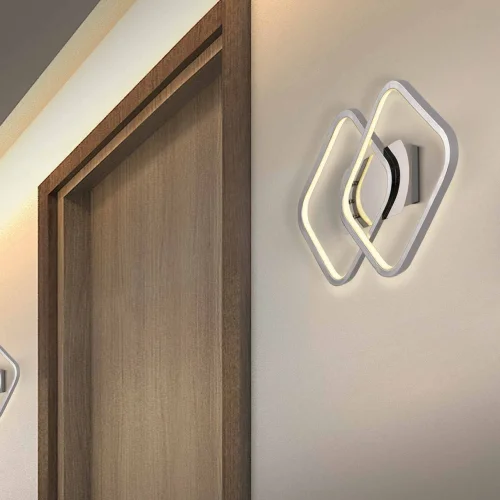 APLIQUE DE PARED LED MELCHOR 24W 4000K CROMO