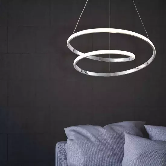 LÁMPARA DE TECHO LED GAEL 49W 4000K CROMO