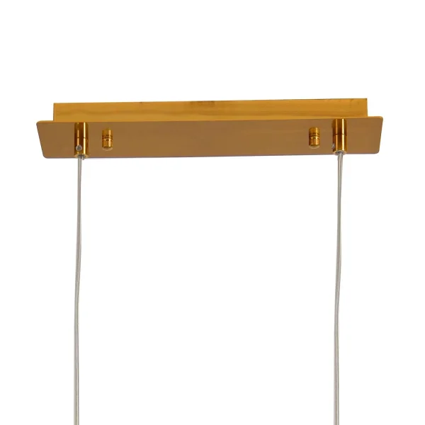 LÁMPARA DE TECHO 4 LUCES HIERRO DORADO TULIPA BLANCA NICOLETTA LÁMPARA DE TECHO 4 LUCES HIERRO DORADO TULIPA BLANCA NICOLETTA