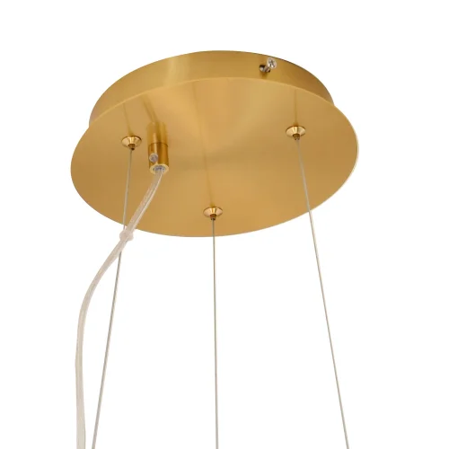 LÁMPARA DE TECHO 11 LUCES HIERRO DORADO TULIPA BLANCA NICOLETTA