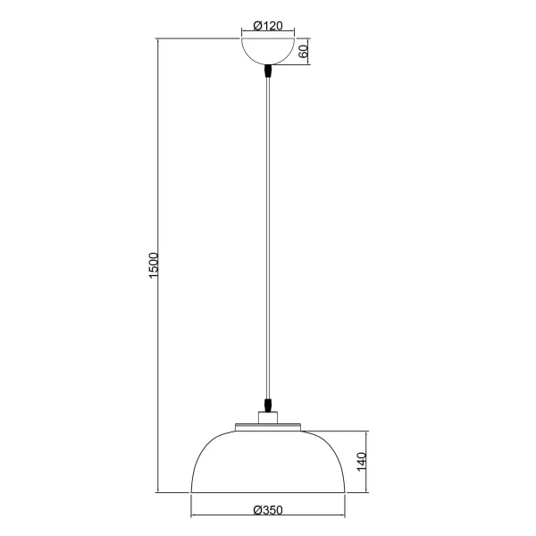 LÁMPARA DE TECHO Ø 35CM PORTOBELLO LÁMPARA DE TECHO Ø 35CM PORTOBELLO
