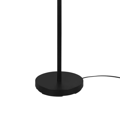 LÁMPARA DE PIE 3 LUCES Ø 70CM HOJAS NEGRAS