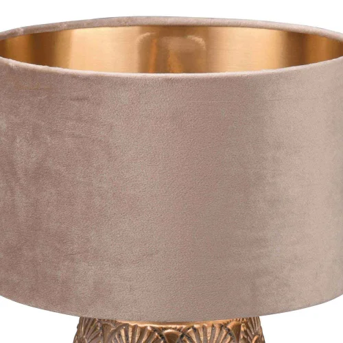 LÁMPARA DE MESA CERÁMICA BEIGE SHIRA