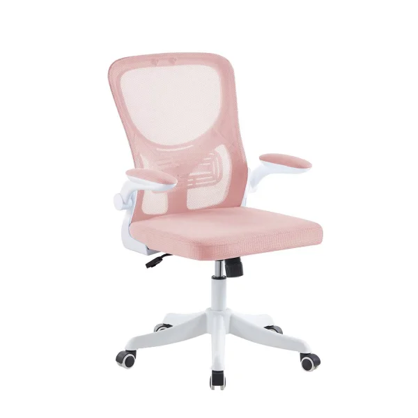 Silla De Escritorio Con Ruedas Rosa Aventurina