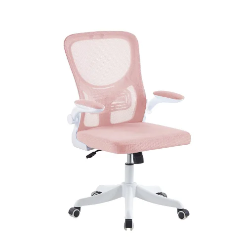 SILLA DE ESCRITORIO CON RUEDAS ROSA AVENTURINA