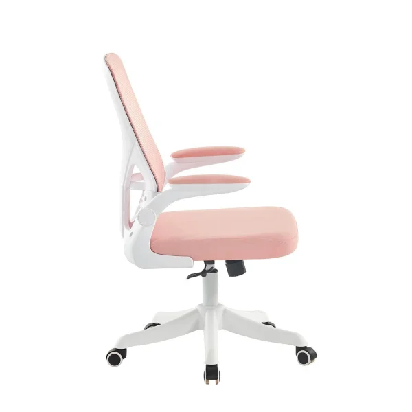 SILLA DE ESCRITORIO CON RUEDAS ROSA AVENTURINA