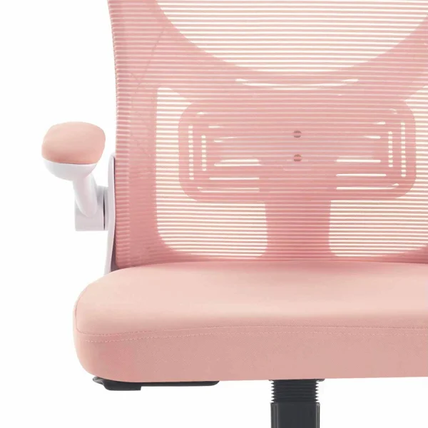 SILLA DE ESCRITORIO CON RUEDAS ROSA AVENTURINA