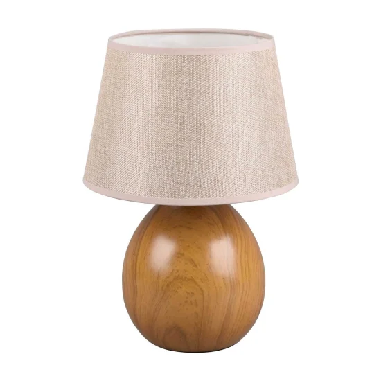 LÁMPARA DE MESA SPLENDOUR 24CM IMITACIÓN MADERA 2