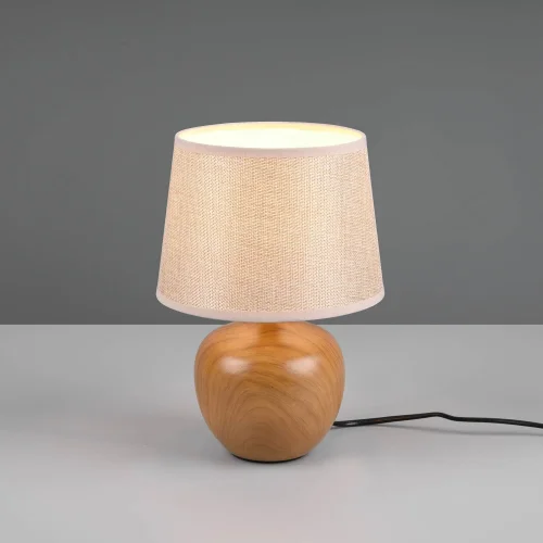 LÁMPARA DE MESA SPLENDOUR 18CM IMITACIÓN MADERA