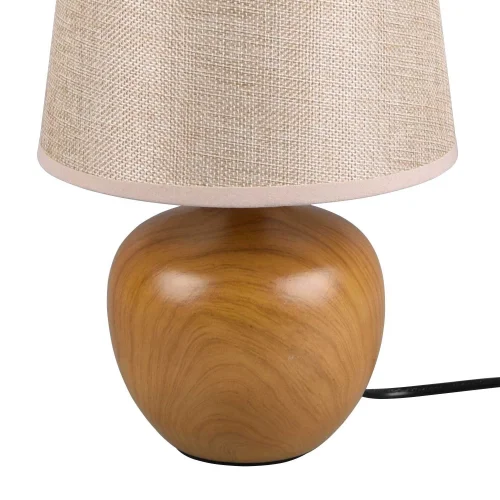 LÁMPARA DE MESA SPLENDOUR 18CM IMITACIÓN MADERA