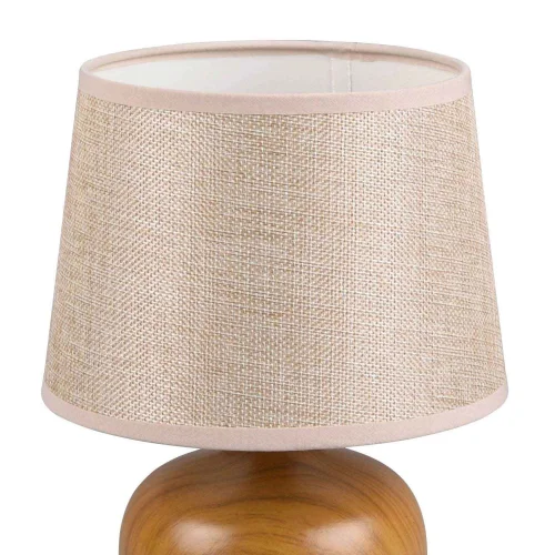 LÁMPARA DE MESA SPLENDOUR 18CM IMITACIÓN MADERA