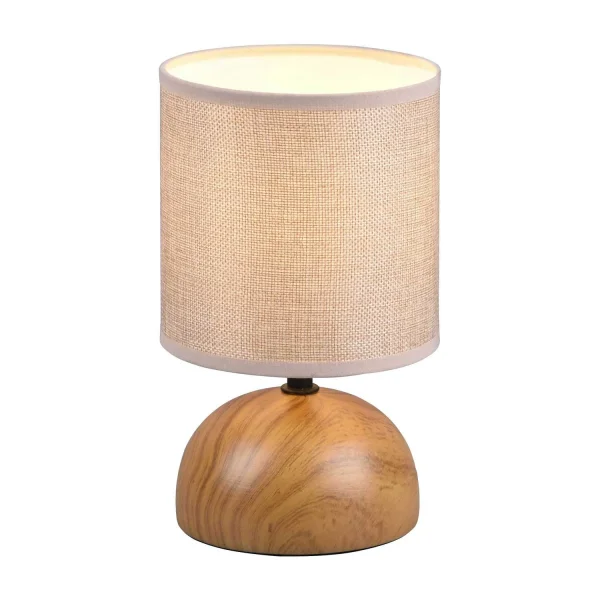 LÁMPARA DE MESA JOEL IMITACIÓN MADERA