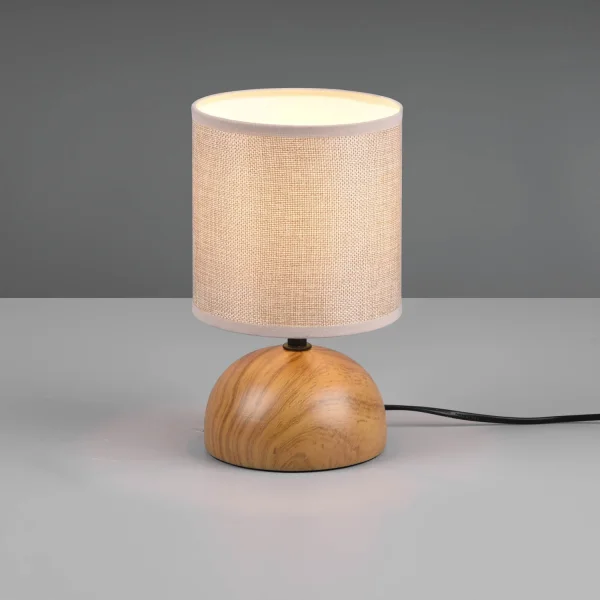 LÁMPARA DE MESA JOEL IMITACIÓN MADERA