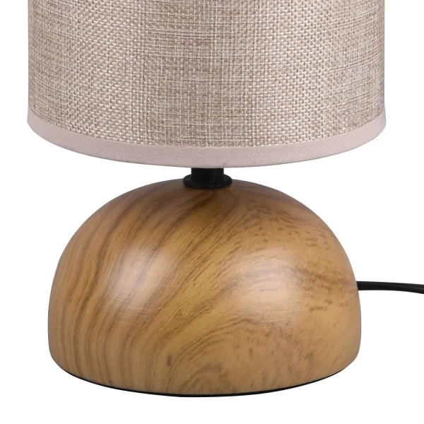 LÁMPARA DE MESA JOEL IMITACIÓN MADERA