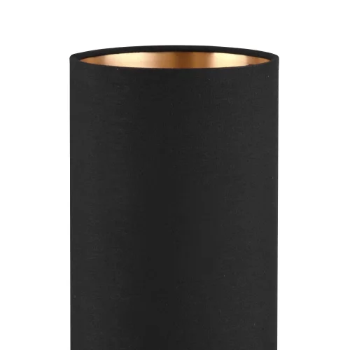 LÁMPARA DE MESA SIGRID Ø 12CM MADERA NATURAL PANTALLA NEGRA LÁMPARA DE MESA SIGRID Ø 12CM MADERA NATURAL PANTALLA NEGRA