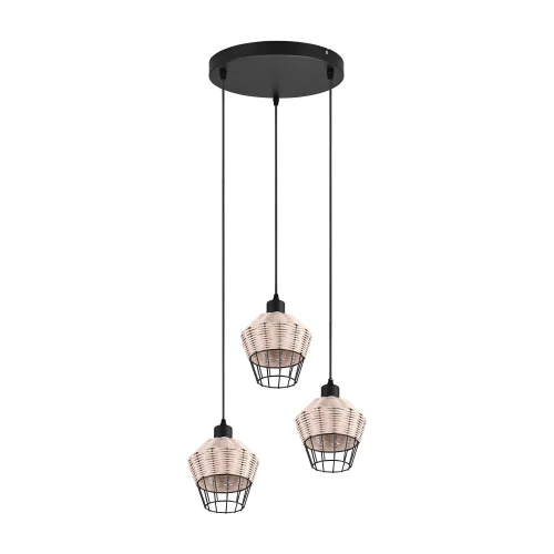 LÁMPARA DE TECHO 3 LUCES RATTAN NATURAL GALADRIEL LÁMPARA DE TECHO 3 LUCES RATTAN NATURAL GALADRIEL