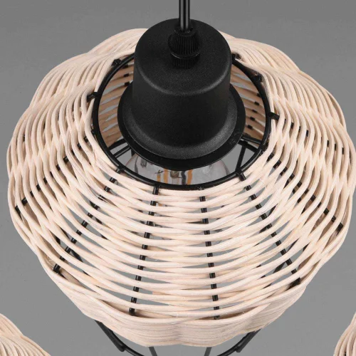 LÁMPARA DE TECHO 3 LUCES RATTAN NATURAL GALADRIEL LÁMPARA DE TECHO 3 LUCES RATTAN NATURAL GALADRIEL