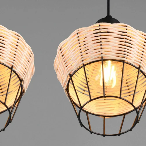 LÁMPARA DE TECHO 4 LUCES RATTAN NATURAL GALADRIEL LÁMPARA DE TECHO 4 LUCES RATTAN NATURAL GALADRIEL