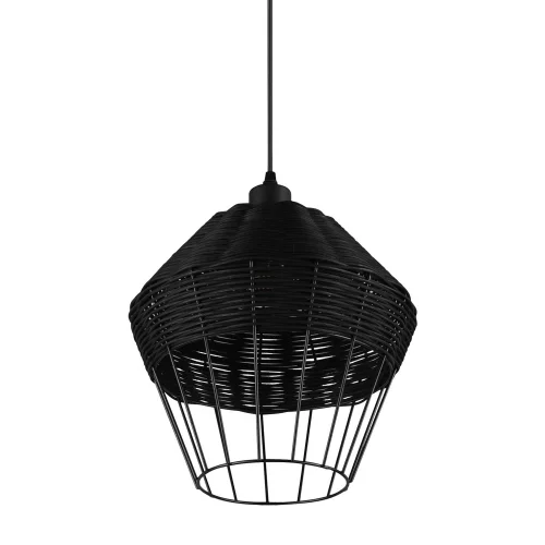 LÁMPARA DE TECHO RATTAN NEGRO Ø 30 CM GALADRIEL