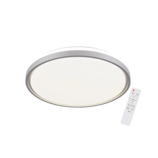 PLAFÓN LED 38W PW LED REGULABLE BLANCO PLATA CIRCULAR TELLUS