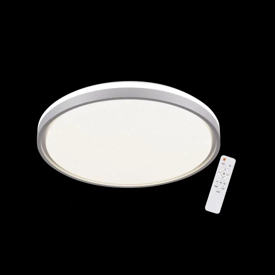 PLAFÓN LED 38W PW LED REGULABLE BLANCO PLATA CIRCULAR TELLUS 2