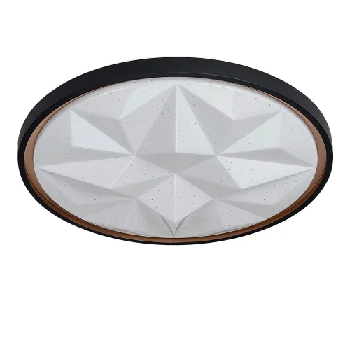 PLAFÓN LED 58W PW LED REGULABLE NEGRO ORO PRISMA TELLUS