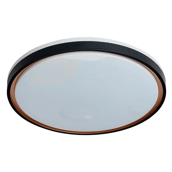PLAFÓN LED 58W PW LED REGULABLE NEGRO ORO CIRCULAR TELLUS