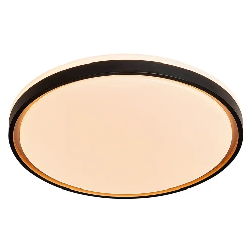 PLAFÓN LED 58W PW LED REGULABLE NEGRO ORO CIRCULAR TELLUS