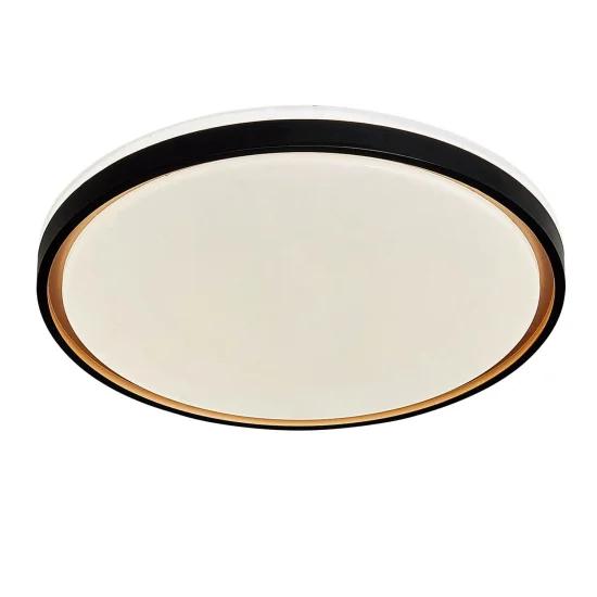 PLAFÓN LED 58W PW LED REGULABLE NEGRO ORO CIRCULAR TELLUS 2